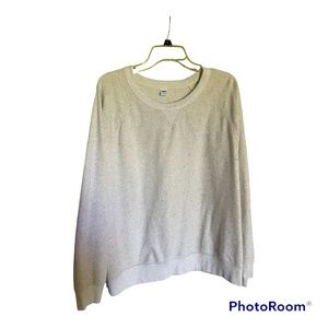 Old Navy Women’s Size XXL Off White Sweatshirt